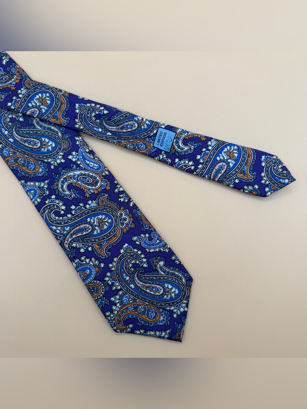Daniel Cremieux Signature Limited Edition Handmade Italy 100% Silk Tie Paisley